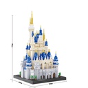 Micro-diamond small particle building blocks assembled toy building
