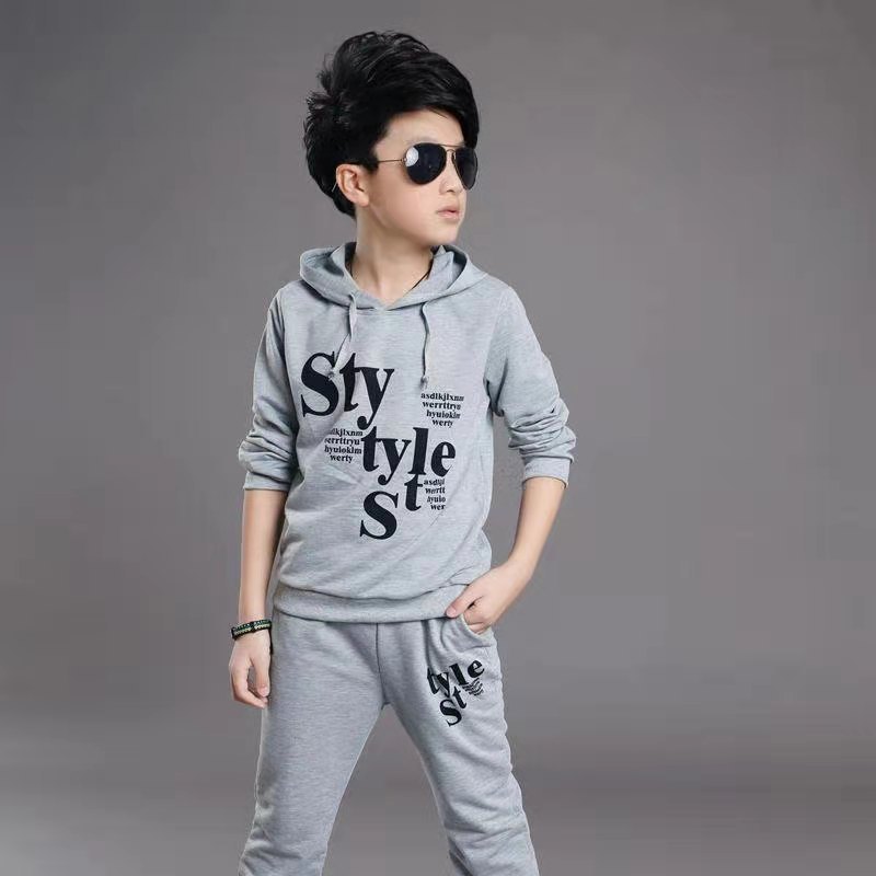 Boy's Spring Suit Spring And Autumn Two-Piece Children's Suit