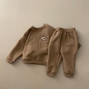 Children's Padded Sweater Small Fish Suit