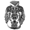 Digital Printed Fashionable Loose Hooded Sweater