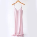 Plus Size Loose Camisoles For Breastfeeding Base Skirt With Chest Pad Sunderwear-free