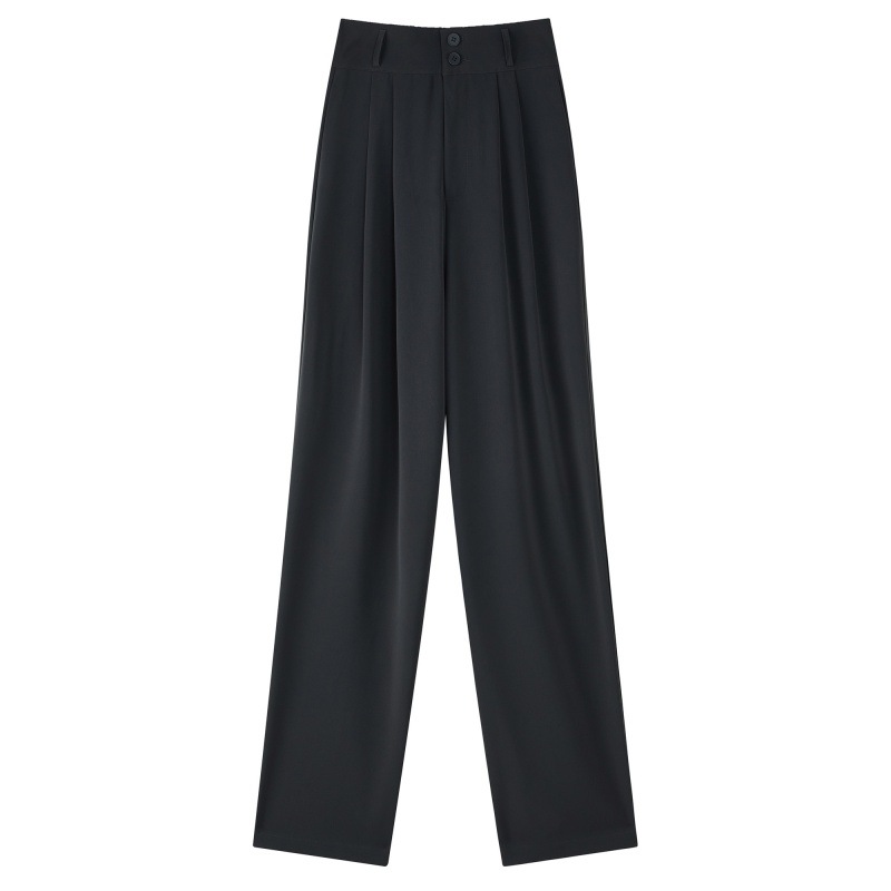 High-grade Suit Drooping Wide-leg Pants Loose Draggle-tail Trousers