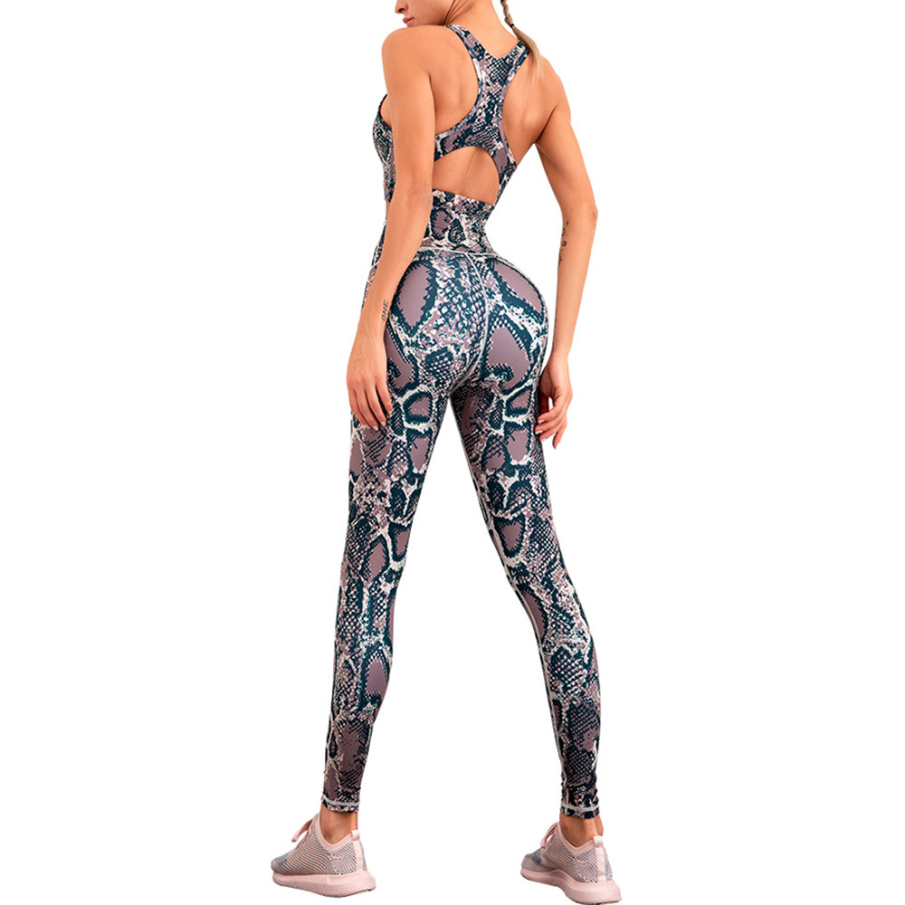 Two-Piece High Waist Peach Pants Yoga Suit