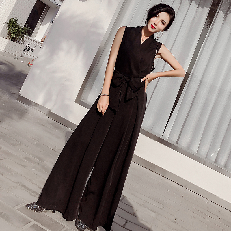 Loose And Loose Western Style Wide-leg Trousers