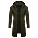 Men's High Street Mid-length Large Pocket Hooded Cardigan
