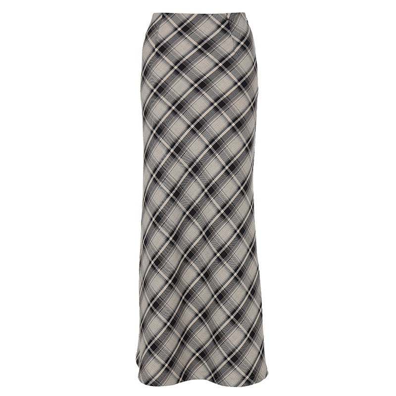 Women's Retro Fashion Rhombus Hip Skirt