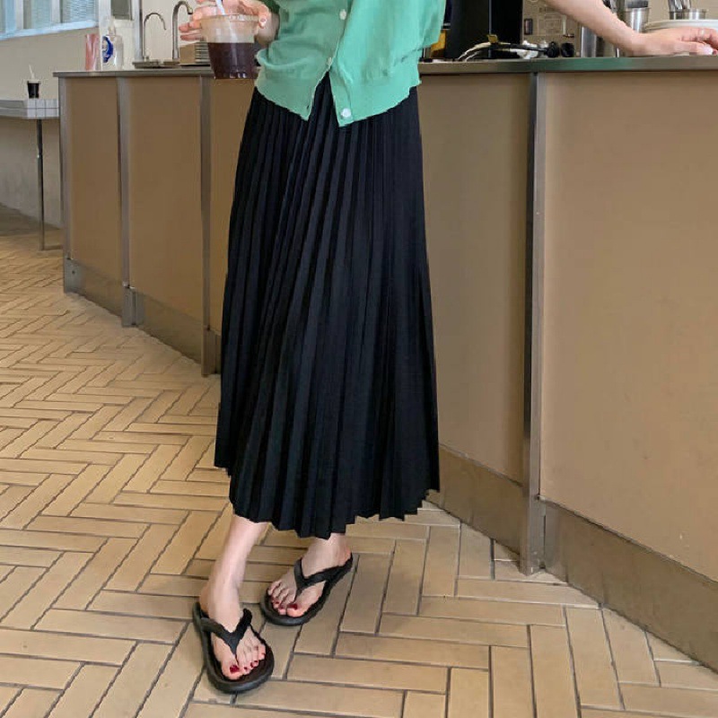 2024 New Summer High Waist Slimming Small Mid-length Dress