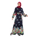 European And American Large Swing Loose Print Dress