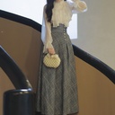 Retro Temperament Woolen Skirt Autumn Two-piece Set