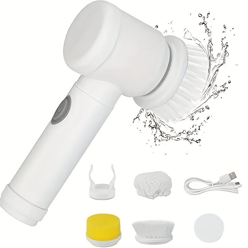 USB Rechargeable Electric Spinning Cleaning Brush – Portable, Stylish, and Multi-Functional