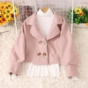 Female Temperament Simple Suit Collar Top