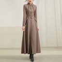 New Mid Length Versatile High-end Woolen Coat Coat
