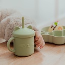 Direct-drinking Baby Drinking Cup With Straw