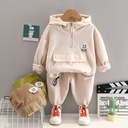 Suits Hooded Sweater Lengthened Trousers