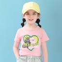 Girls' Printed Short Sleeved T-shirt