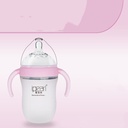 Super Soft Drop-proof Silicone Baby Bottle For Newborn Baby