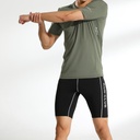 Men's High Stretch Sports And Fitness Five Quarter Pants