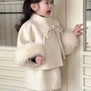 Girls' Woolen Suit Cloak