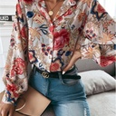 Printed Cardigan Women's Shirt Chiffon Temperament