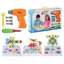 Three-dimensional Jigsaw Puzzle Screw Disassembly Tool Educational Toy Puzzle Assembling Building Block