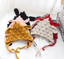 Hand Knitted Balls Boys And Girls Baby Cartoon Ears