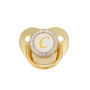 Baby Gold 26 Letter Soothing Pacifier