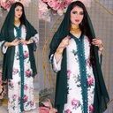 Authentic Arabian Abaya with an Elegant Islamic Design and Luxurious Touches Inspired by Eastern Heritage
