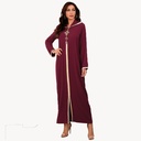 Luxury Abaya Made from Premium Fabric with Arabic Embroidery Enhancing the Traditional Heritage