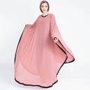 Elegant Abaya Adorned with Beads and Hand Embroidery