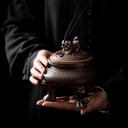 Elegant Ceramic Incense Burner for Coil Incense – A Blend of Tradition and Luxury