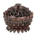 Add a touch of elegance and Eastern tranquility to your space with the luxurious Lotus Incense Burner