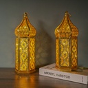 A Ramadan lantern featuring a unique design that combines high craftsmanship with a classic touch