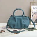Elegant and Comfortable Women's Leather Bag with Stylish Pleats