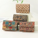 Elegant and functional premium cork card holder with an expandable design 