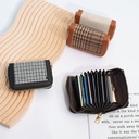 Women's fabric card holder with a heritage-inspired elegant design that blends tradition and modernity