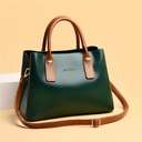 A soft leather shoulder and crossbody bag, elegant and stylish