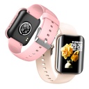 Elegant Smartwatch with Curved Screen & Bluetooth Connectivity