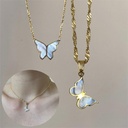 Gold-Plated Butterfly Necklace – Elegant Design to Enhance Your Look