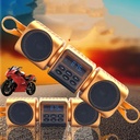 Motorcycle Handlebar Audio System with Bluetooth