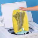 Shoe laundry bag, suitable for washing machines, equipped with a zipper and reusable, perfect for cleaning sneakers and removing dirt easily