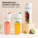 Wireless Portable Blender & Juicer – USB Rechargeable, Ideal for Making Juices and Blending Fruits, with a Modern and Stylish Design