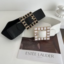 Trendy Women's Belt with Rhinestone Detailing and Pin Buckle