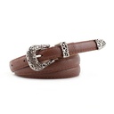 Stylish and Modern Design Belt with Metal Pin Buckle – Perfect for Pairing with Dresses