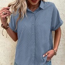 Trendy Women's Shirt with an Elegant Design and Short Sleeves