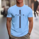 Men’s slim-fit casual T-shirt with a modern printed design — stylish and practical for everyday wear