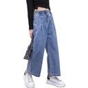 Girls' Loose-Fit Jeans with a Simple and Stylish Casual Design