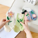 3D Tulip Design Cotton Tube Socks – Practical and Comfortable Style