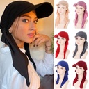 Multicolor turban cap with a stylish and practical design — perfect for casual looks and adds a modern, elegant touch
