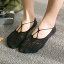Thin, Low-Cut Invisible Socks with Anti-Slip Sling Design and Shallow Heel Coverage