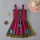 Girls' Sleeveless Dress with Oriental Style – Elegant Children's Clothing